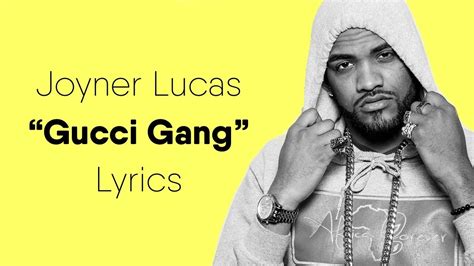 gucci gang lyrics joyner